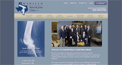 Desktop Screenshot of amarilloboneandjoint.com